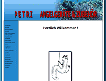 Tablet Screenshot of petri-angelgeraete.de